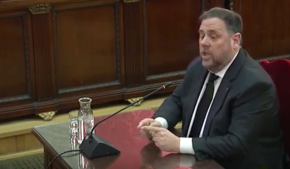 Junqueras dignifica el juicio político