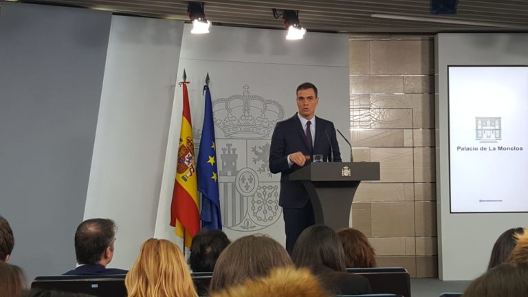 El presidente Sánchez confirma elecciones generales el 28 de Abril