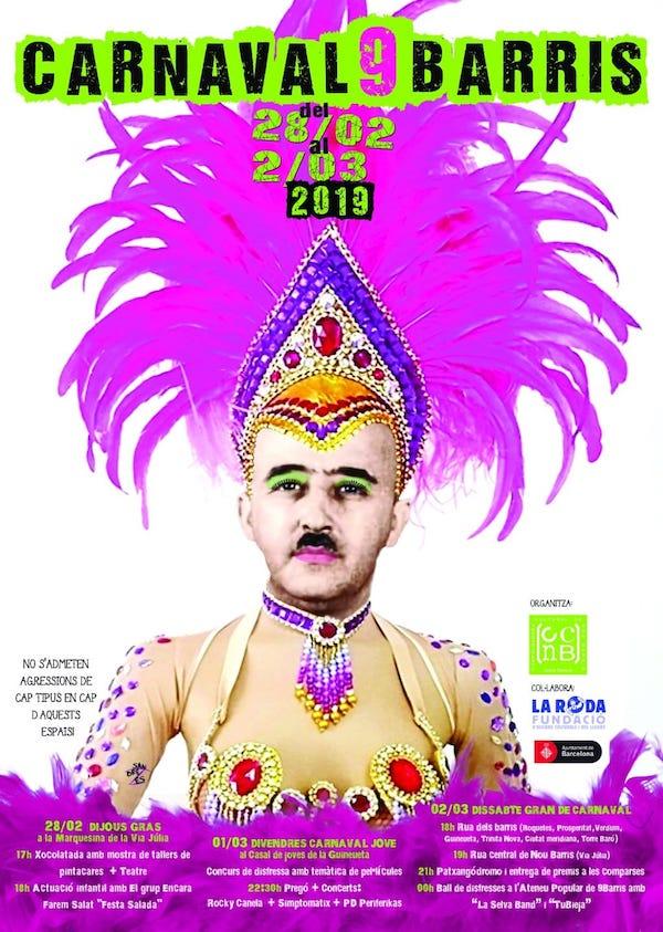 Un Franco travestido la estrella del Carnaval