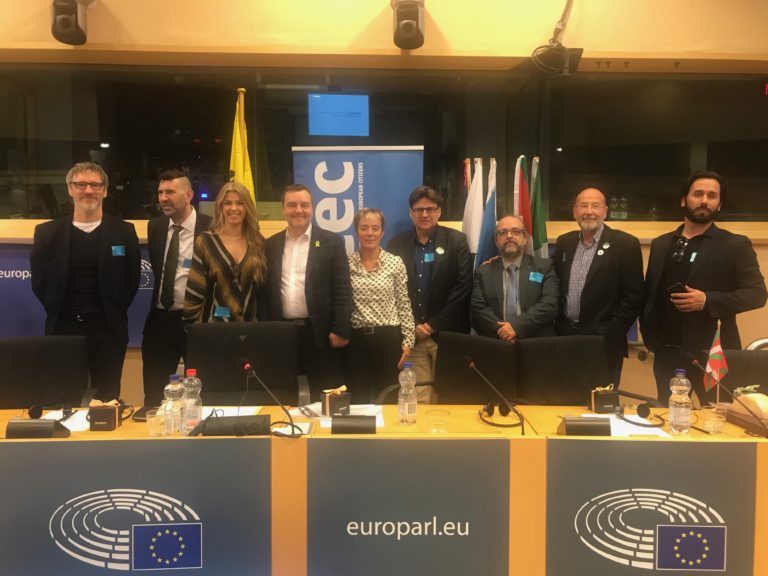 Reunión de la International Commission of European Citizens en Bruselas para impulsar el derecho a la autodeterminación de los pueblos