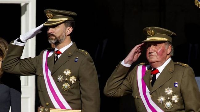 Las fechas, los militares, Juan Carlos I y Felipe VI