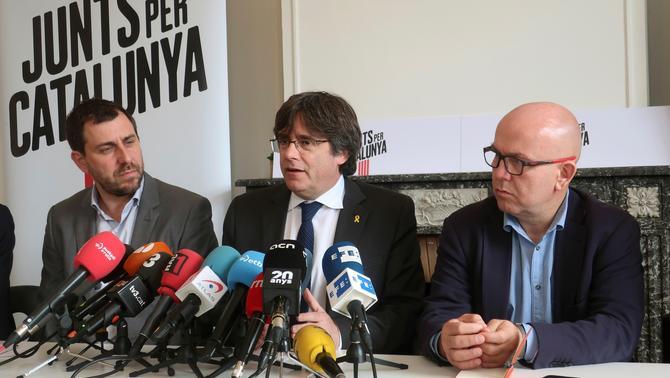 Carles Puigdemont celebra la «primera victoria judicial en campo contrario» ante el dictamen del TS