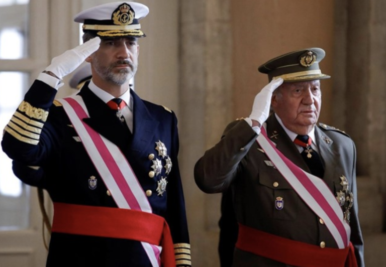 Se retira un delincuente, Juan Carlos I; nos queda un ultra, Felipe VI