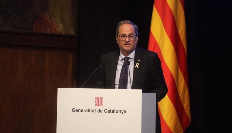 El President Torra: «el exilio y los presos políticos» siguen existiendo 80 años después de la Guerra Civil