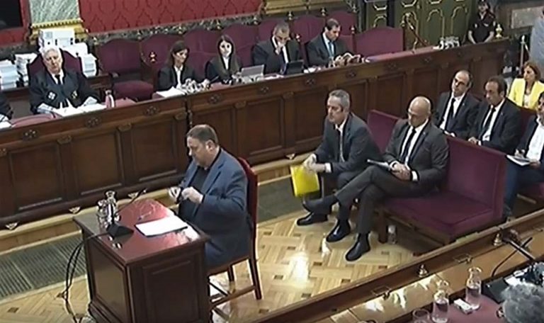 Junqueras en el final del Juicio al Procés: «Lo mejor para todos es devolver la cuestión a la política, la negociación y el acuerdo»