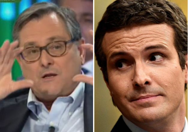 El periodista catalán Francisco Marhuenda amenaza a Pablo Casado en directo