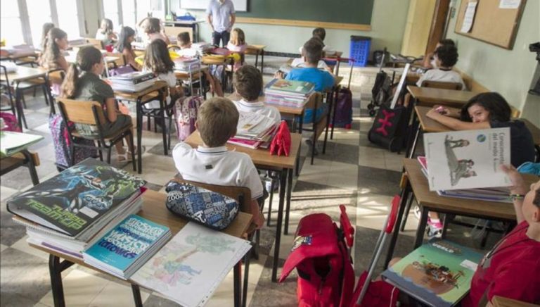 La financiación de la escuela concertada ha crecido un 25 % en solo una década y la pública un 1,4 %