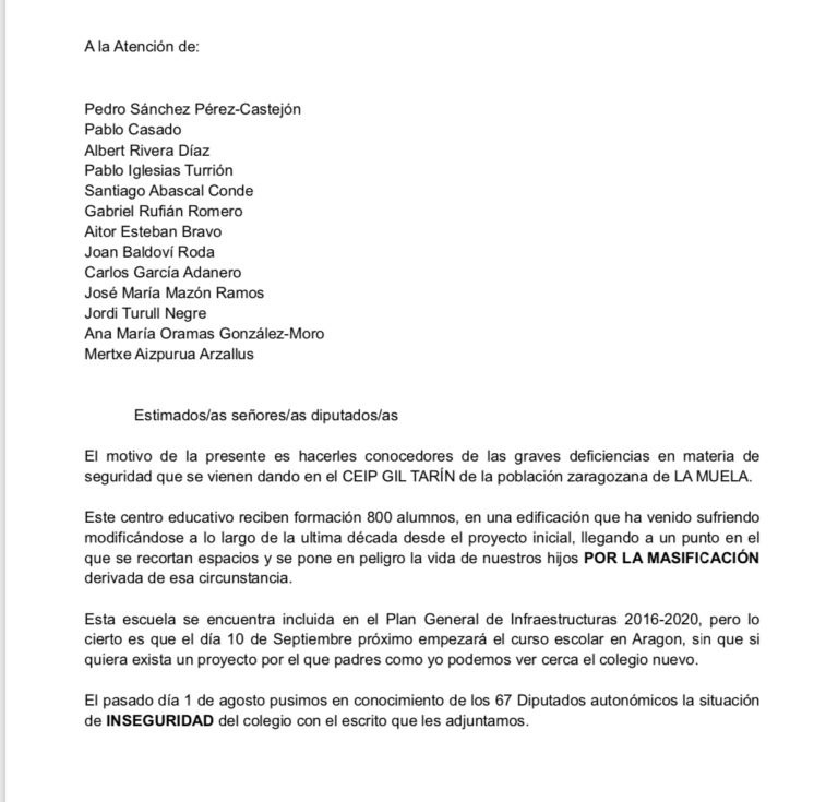 Colegios en Aragón: La inseguridad consentida