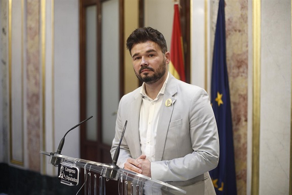 Rufián jugando a la cárcel con Junqueras