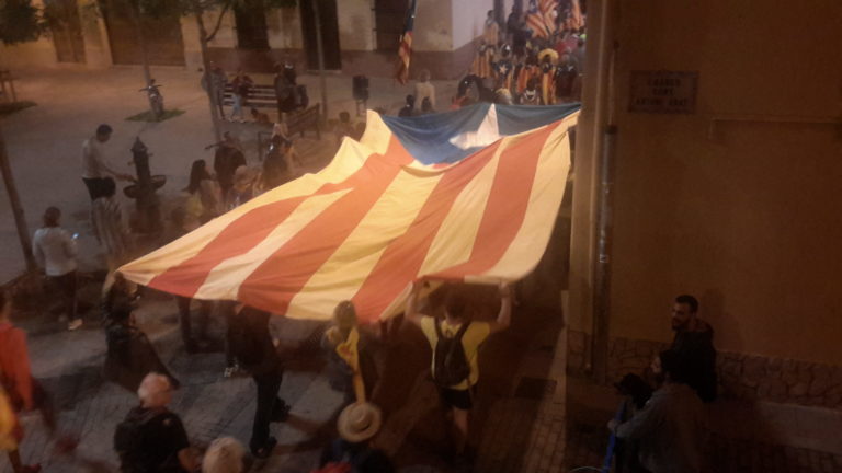 Las cinco columnas de las «Marchas por la Libertad» han hecho noche hacia Barcelona