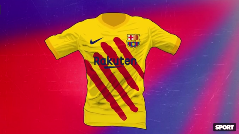 La nueva camiseta del Barça con la «senyera» cuatribarrada que trazó con sangre Guifré el Pilós