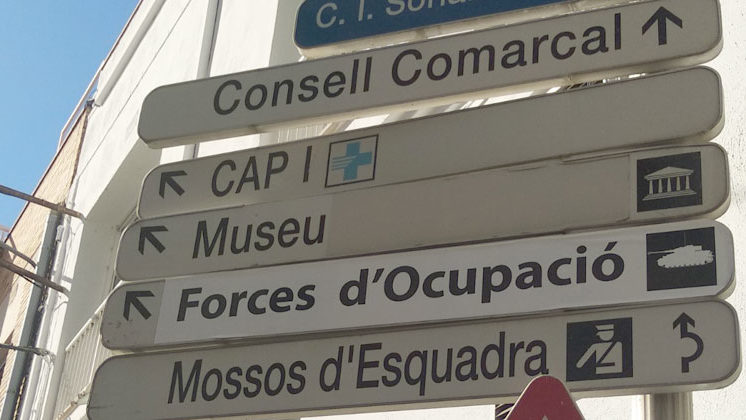 [Imagen] La Guardia Civil se convierte en Fuerzas de Ocupación en Amposta (Tarragona)