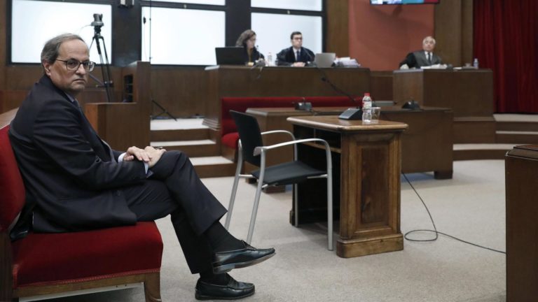 Quim Torra ante el Juez: «Sí desobedecí. Era imposible cumplir una orden ilegal»