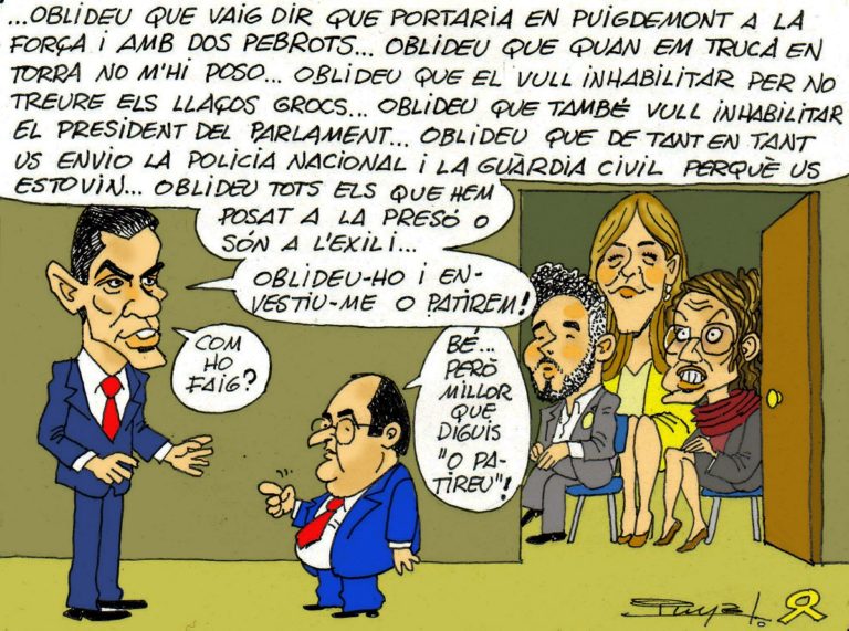 Sánchez se convierte en Zapatero para engañar a los independentistas según #Puyal
