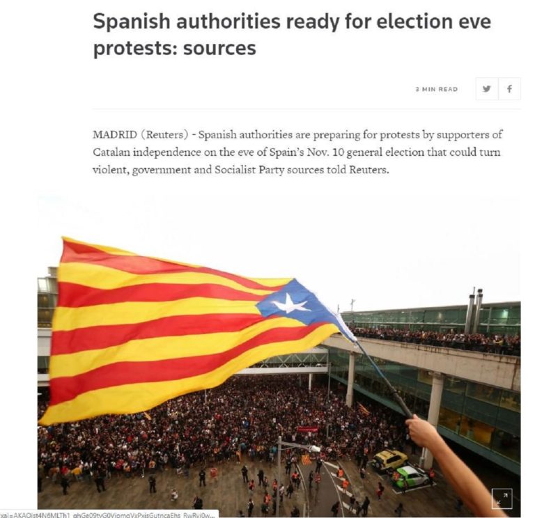 El Gobierno Español a Reuters: «Estamos muy preocupados»