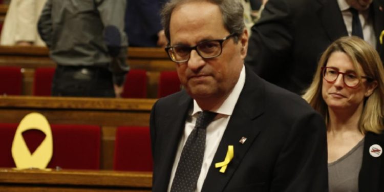 Torra evoca a Heribert Barrera y Lluís Maria Xirinacs el Día de la Constitución