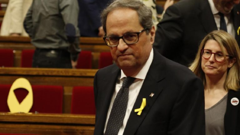 Torra evoca a Heribert Barrera y Lluís Maria Xirinacs el Día de la Constitución