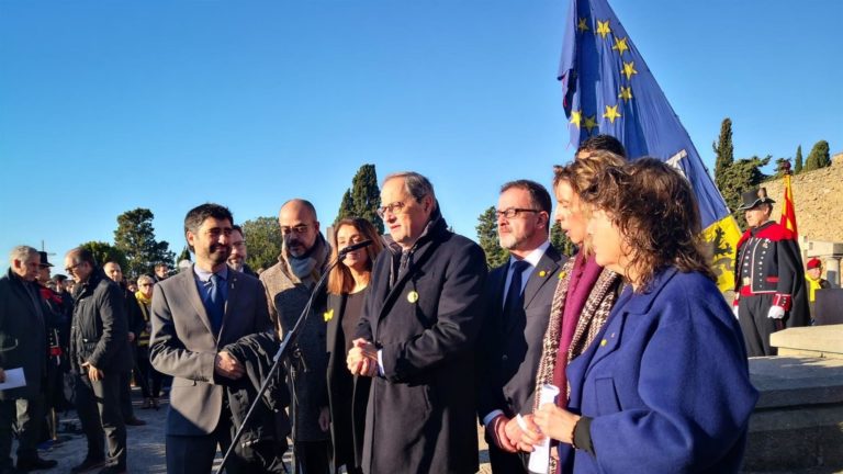 Quim Torra al Rey: «Lo que es una seria preocupación es el Estado español hoy en Europa»