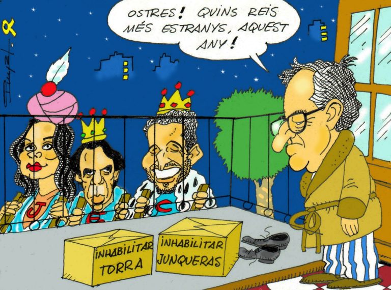 Los ”Reyes del 155” que quieren inhabilitar Torra i Junqueras
