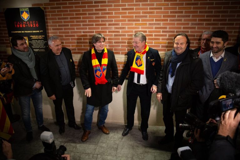 Puigdemont al llegar a Perpinyà (Catalunya Nord – Francia): «Estar en Catalunya es un honor inmenso»