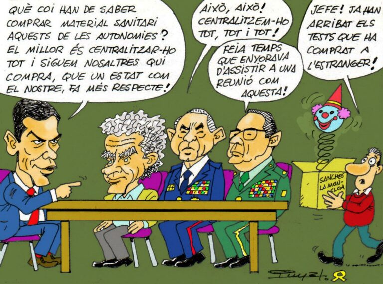 [HUMOR GRAFICO] La incompetencia del Gobierno: “centralizar y militarizar”