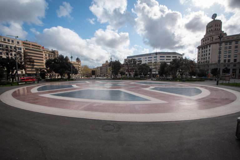 [FOTOGALERIA] La Barcelona vaciada por el Covid19