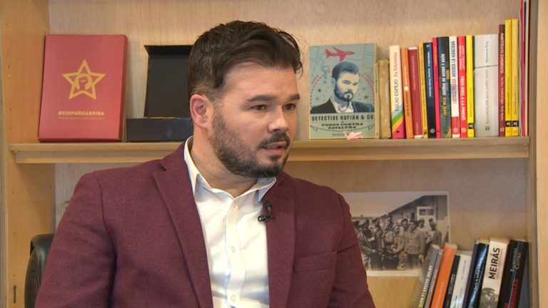 Rufián abre la puerta a votar favorablemente el suplicatorio de Laura Borràs