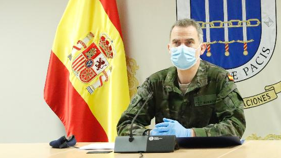 [Vídeo] El Rey confirma el irracional Estado de Sitio militar al que se ha sometido a España