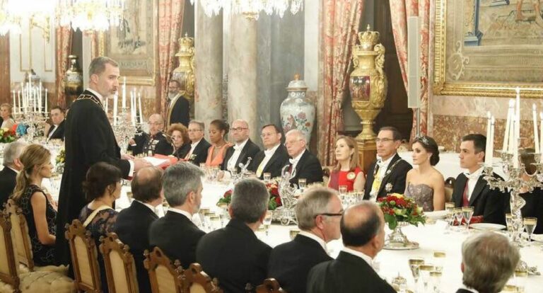 El despilfarro de la Casa Real en una sola comida