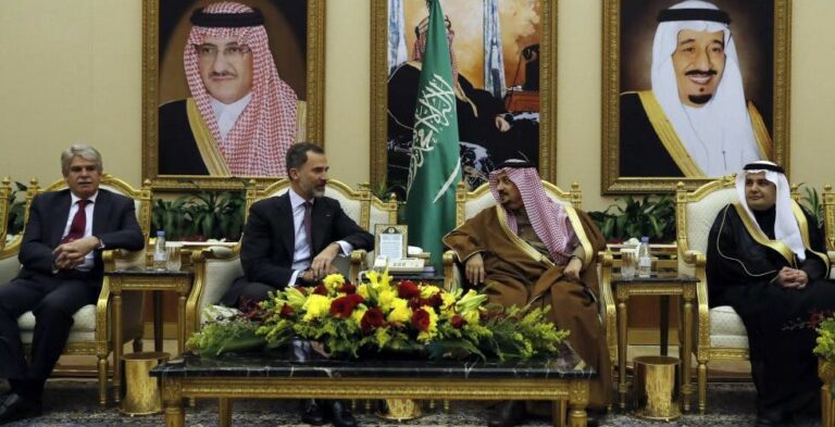 El rey Felipe VI apoyó a Arabia Saudí en la ocupación militar del Yemen