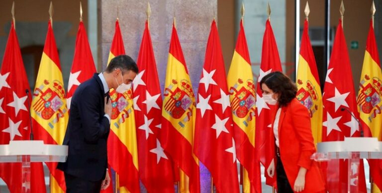 La mesa de coordinación entre Gobierno y Madrid estalla por las pésimas medidas de Ayuso