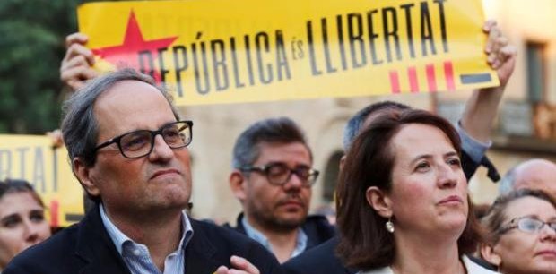 La ANC, Òmnium y los CDR, protestas a la altura de la inhabilitación del President