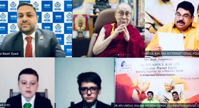La infancia inspiradora de la World Humanitarian Drive y el HH Dalai Lama