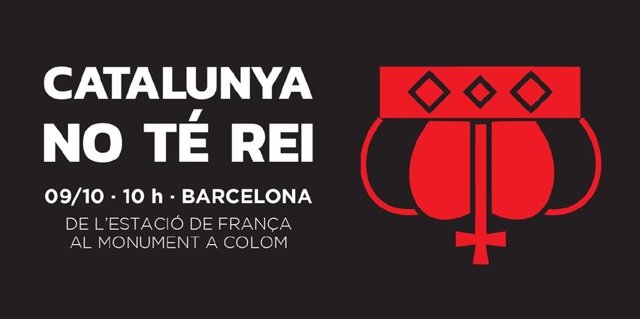 El independentismo prepara una cadena humana coincidiendo con la visita de Felipe VI a Barcelona