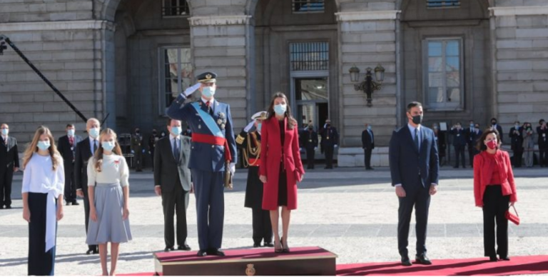 A pesar del Estado de Alarma en Madrid Defensa y Casa Real tienen su 12-O de blanqueo