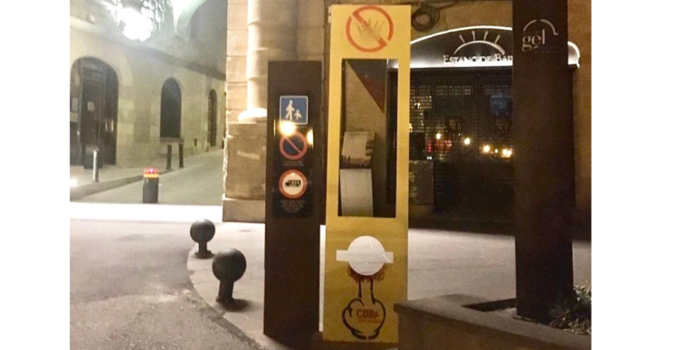 Ante la visita de Felipe VI los CDR del Solsonès catalán ‘instalan guillotinas’ por el territorio