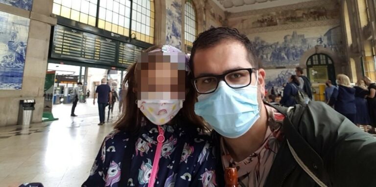 El padre coraje de Verín implora ayuda para proteger a su hija