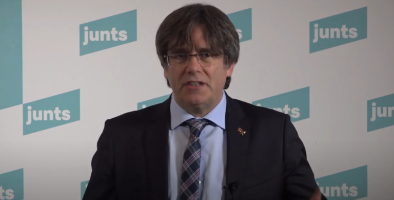 [Vídeo] Puigdemont participará en las elecciones catalanas del 14-F pero no para ser presidenciable