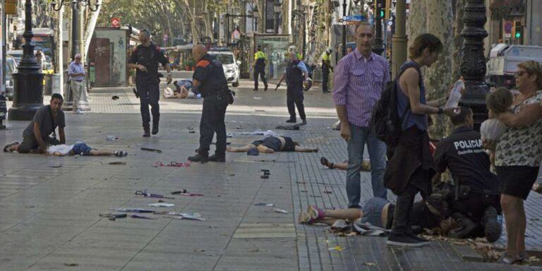 Vídeo inédito del atentado en Les Rambles el 17A