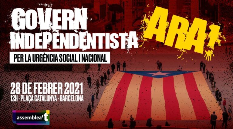 La ANC convoca manifestación por un gobierno independentista