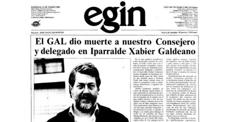 Gara paga los tres millones de la deuda con la S.S. del diario Egin y garantiza su supervivencia.