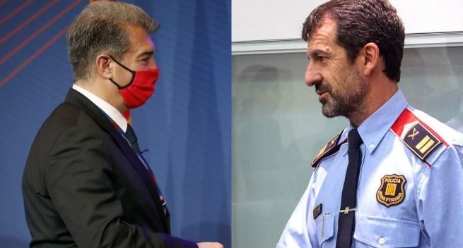 Joan Laporta contrata al número dos de los Mossos como responsable de seguridad del FC Barcelona