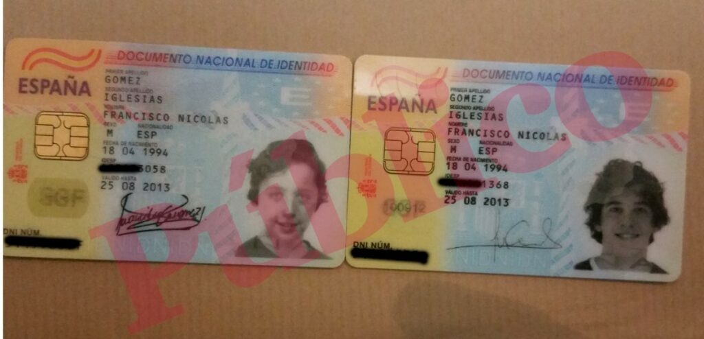El DNI falsificado del ‘Pequeño Nicolás’ personaje de #MarcaEspaña que ...