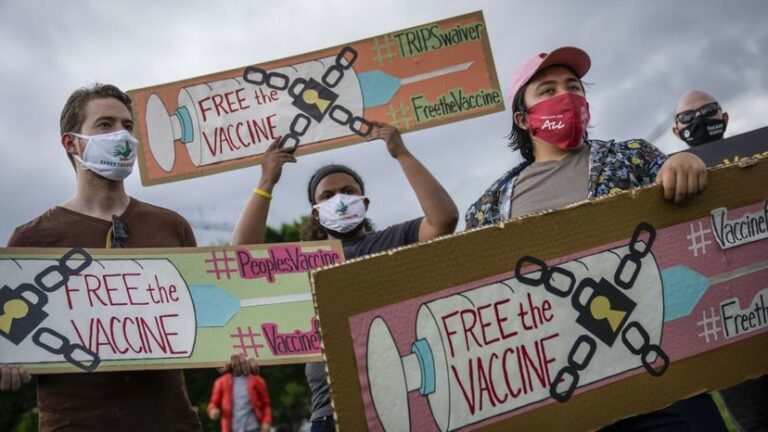 Los Estados Unidos a favor de suspender las patentes de las vacunas de la Covid