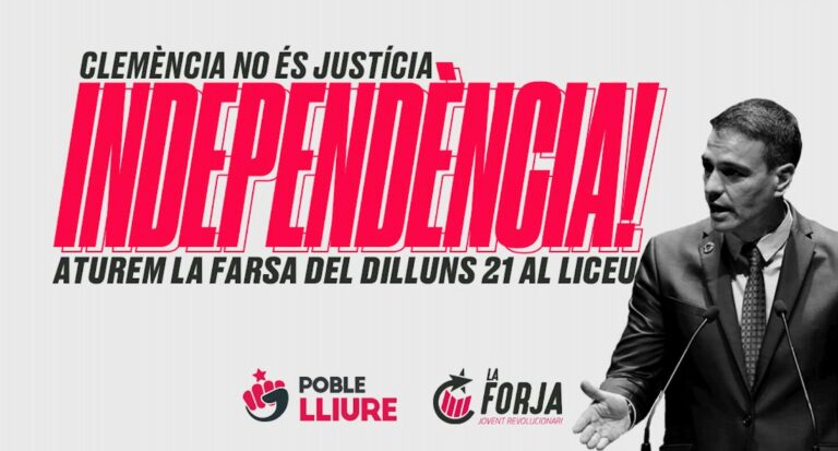 El independentismo plantará el lunes a Sánchez en el infame acto del Liceu por los indultos