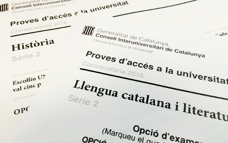 El TSJC sentencia que los exámenes de «selectividad» se ofrezcan en castellano, catalán y aranés