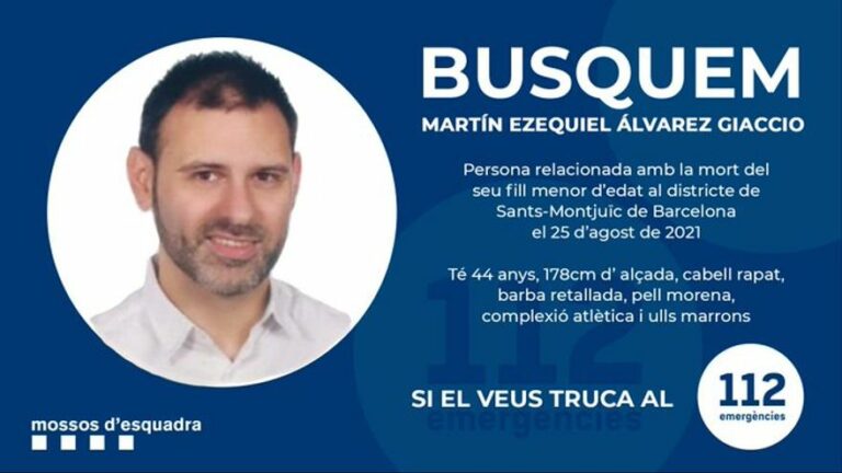 Los Mossos solicitan colaboración ciudadana para encontrar al supuesto asesino de su hijo