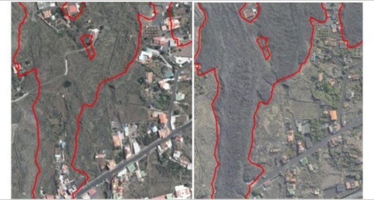 [Vídeo] Antes y el después del relieve en La Palma tras la erupción del volcán que ya alcanza el mar