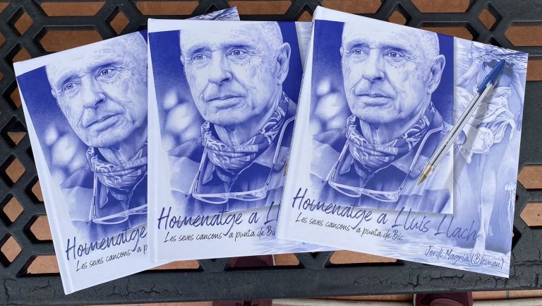 Jordi Magrià, el «mago del Bic» presenta un libro inspirado en la música de Lluis Llach