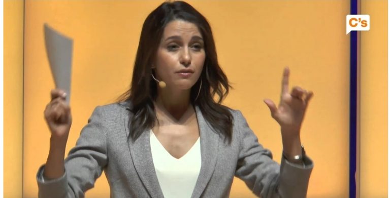 Arrimadas se inflama al hablar sobre ERC y EH Bildu